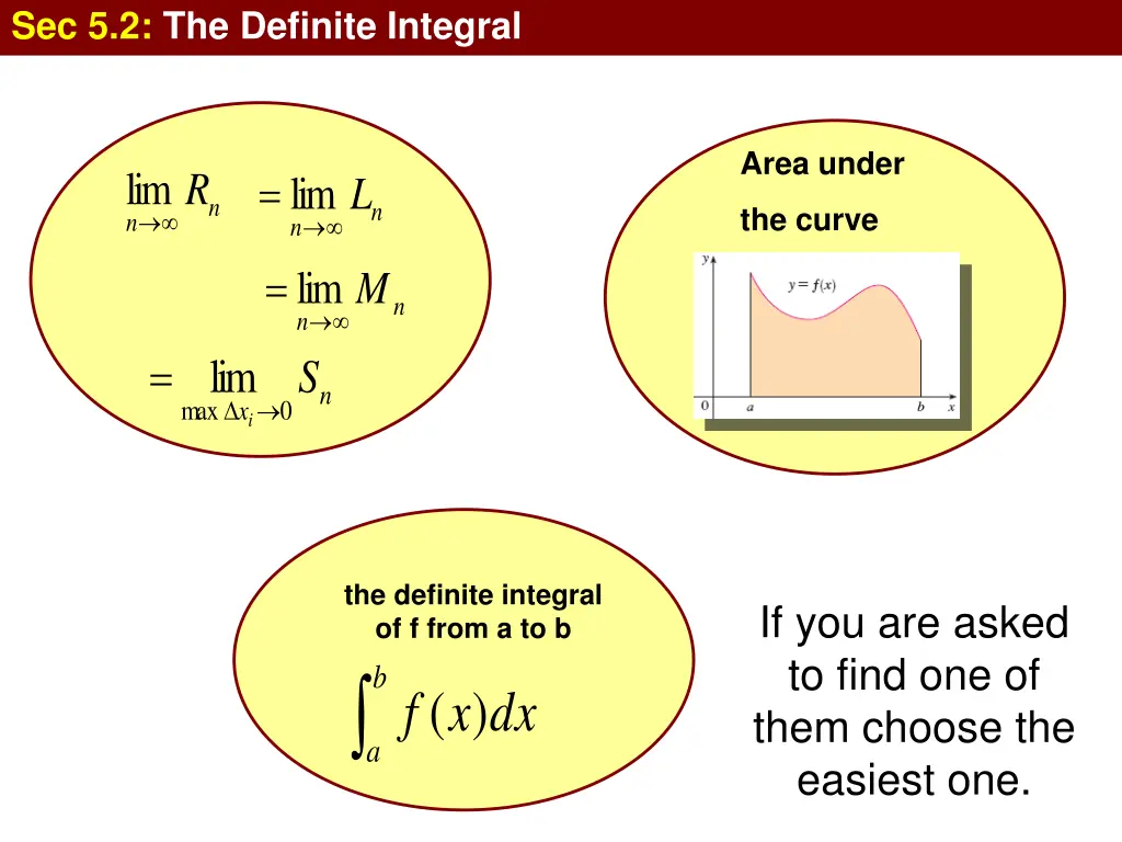 sec 5 2 the definite integral 15