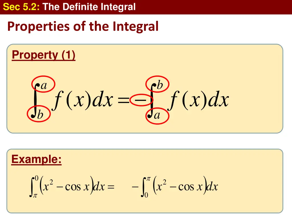 sec 5 2 the definite integral 16