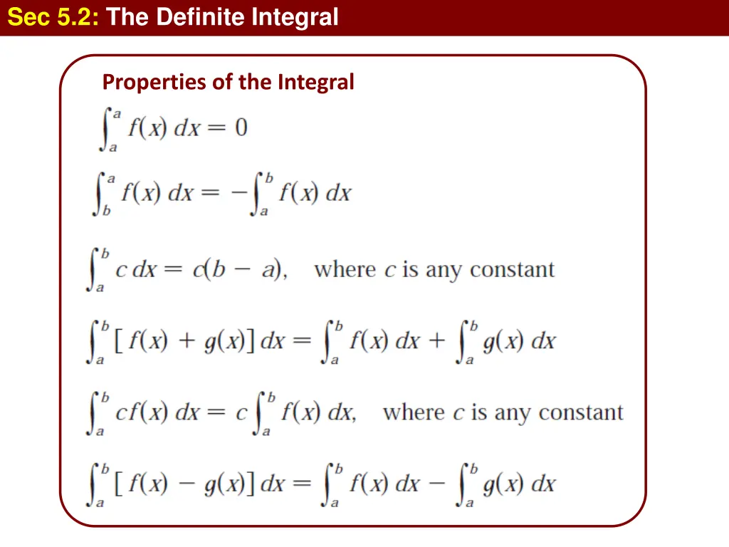 sec 5 2 the definite integral 20