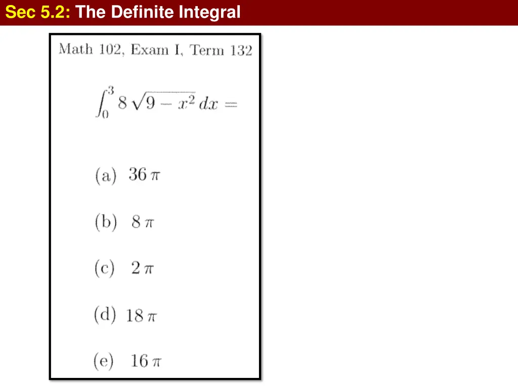 sec 5 2 the definite integral 21