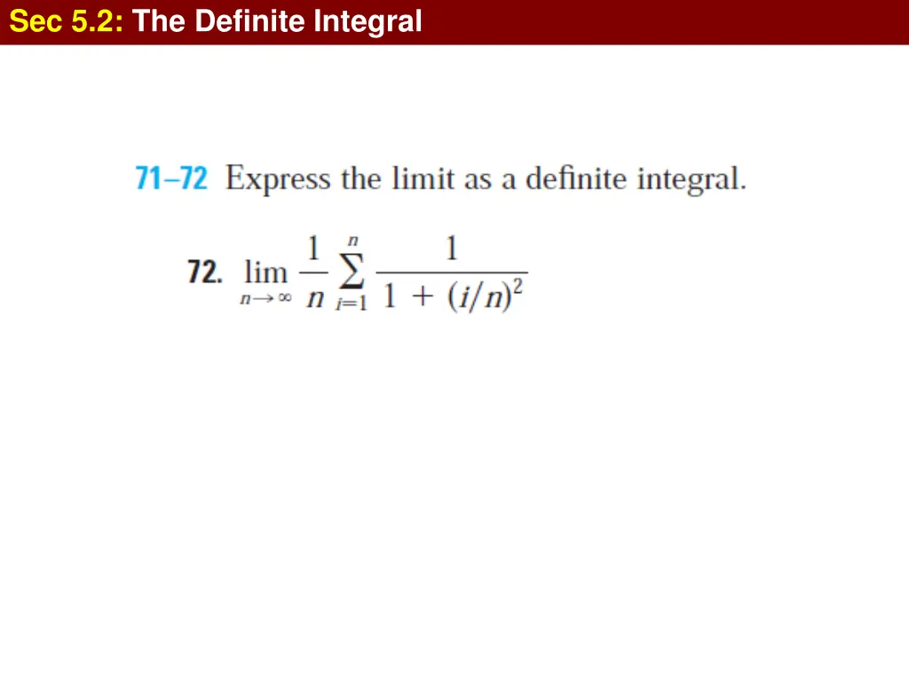 sec 5 2 the definite integral 31