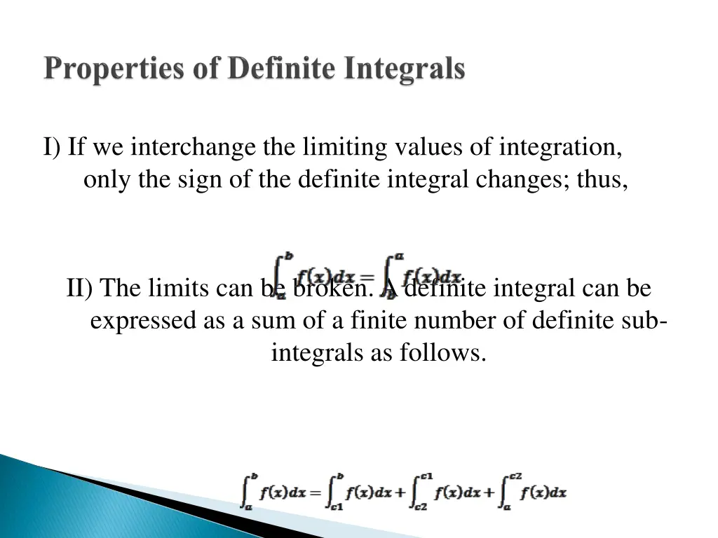 i if we interchange the limiting values