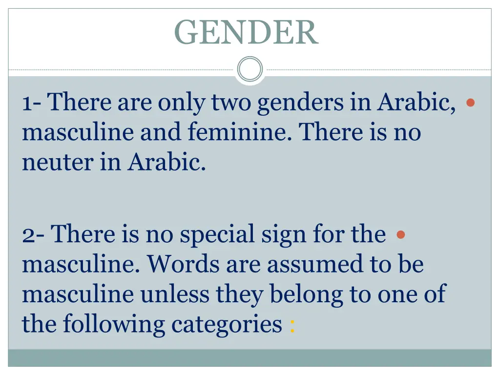 gender