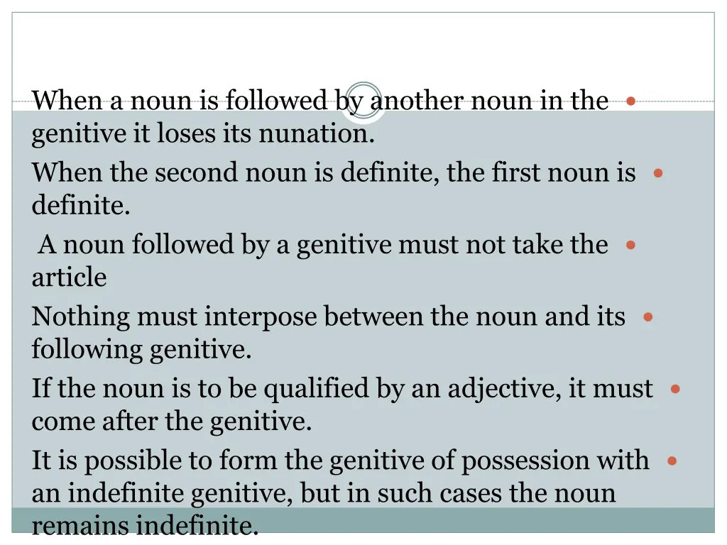 when a noun is followed by another noun