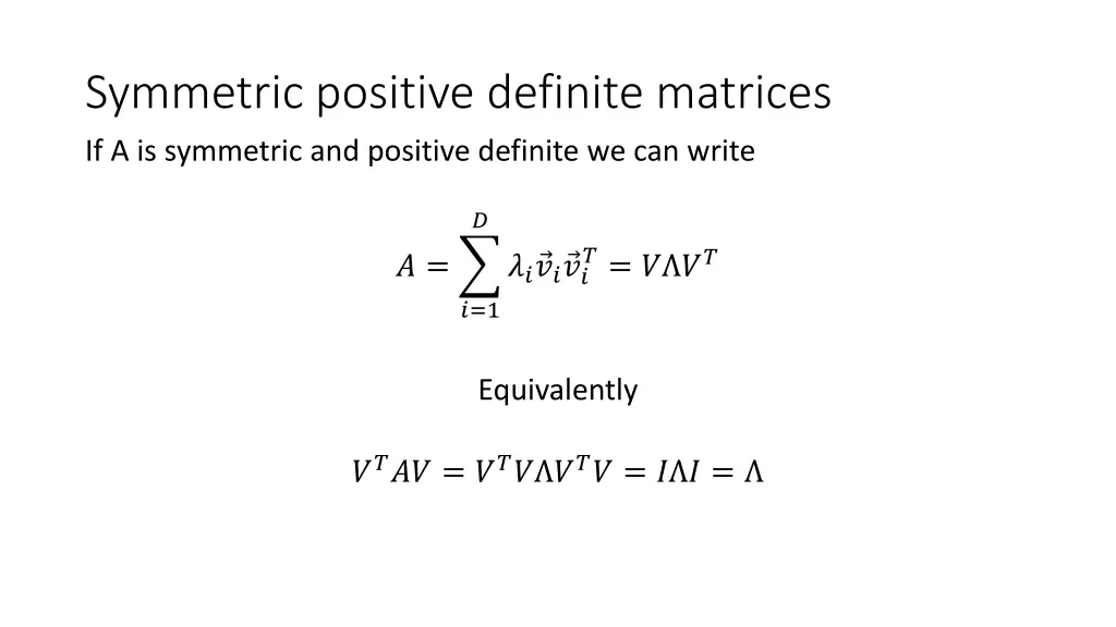 symmetric positive definite matrices 1