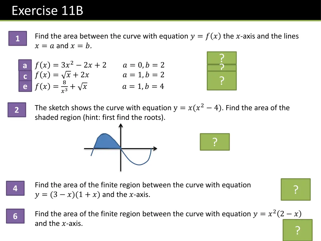 exercise 11b