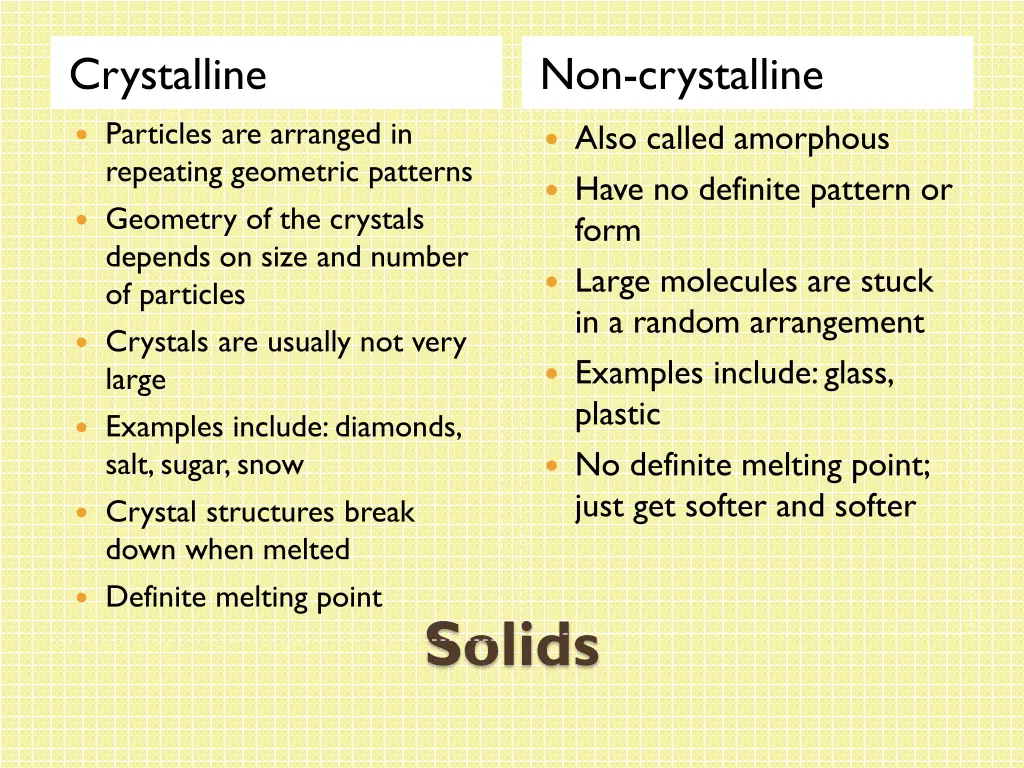 crystalline