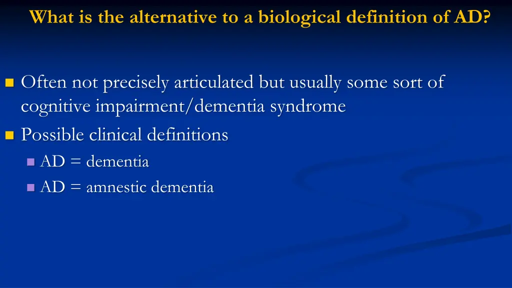 what is the alternative to a biological