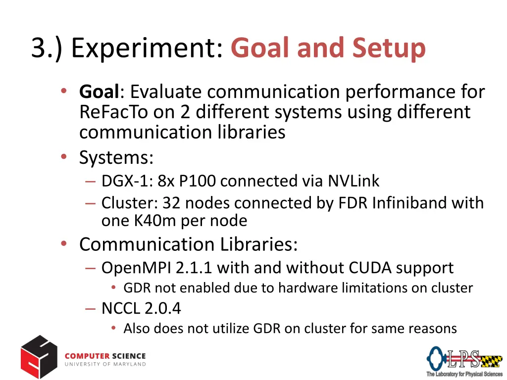 3 experiment goal and setup