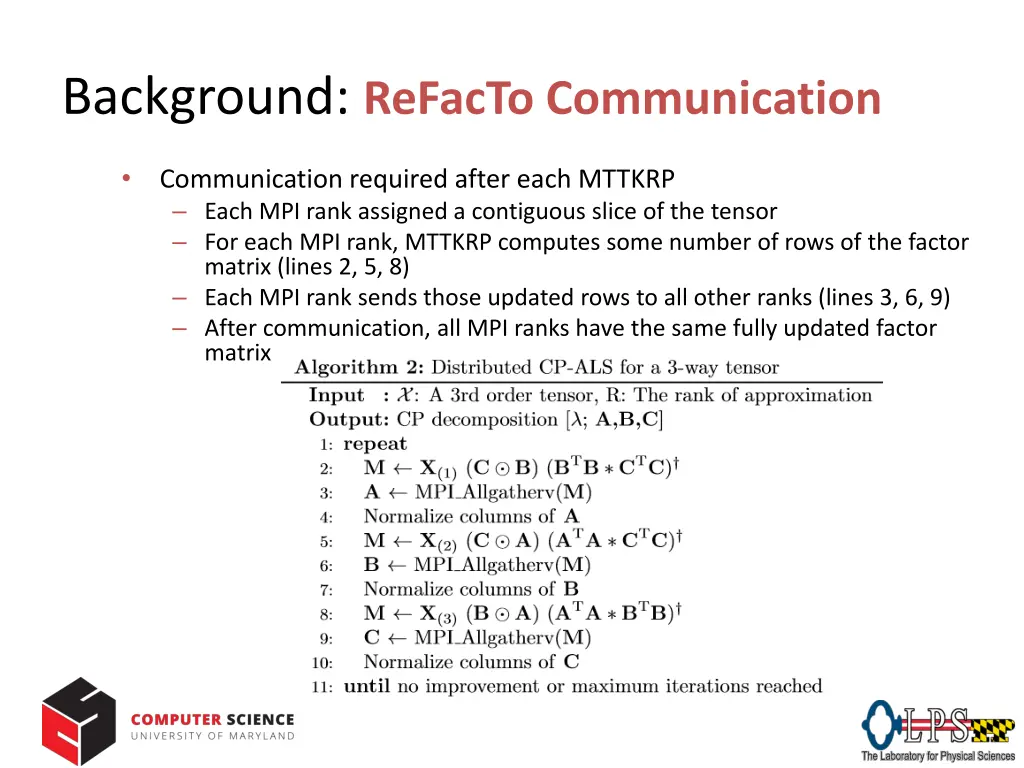 background refacto communication