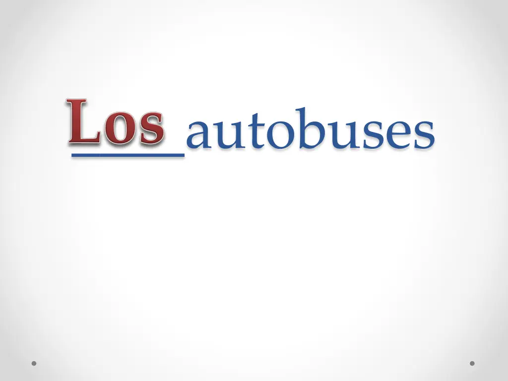 autobuses