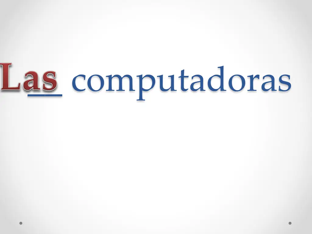 computadoras