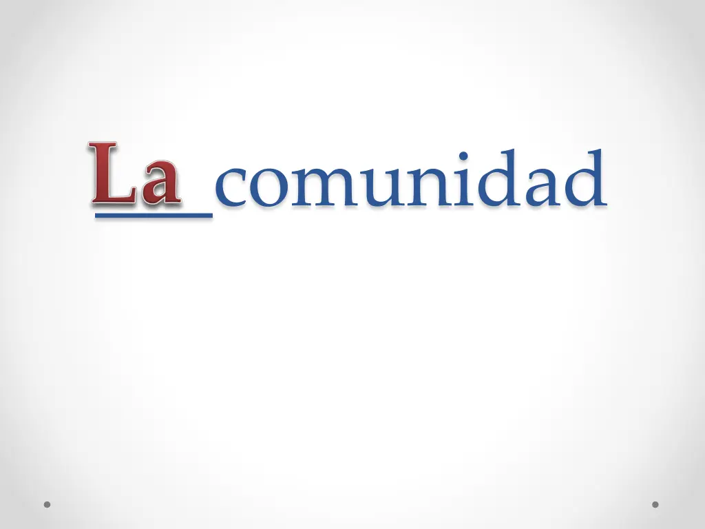 comunidad