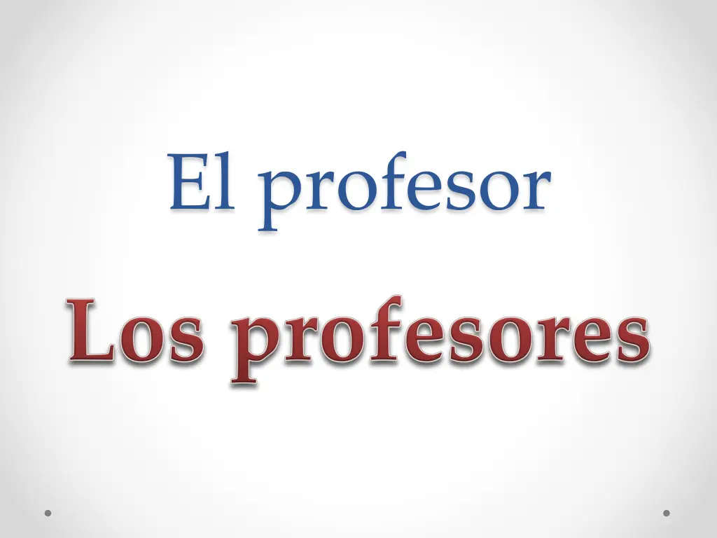 el profesor