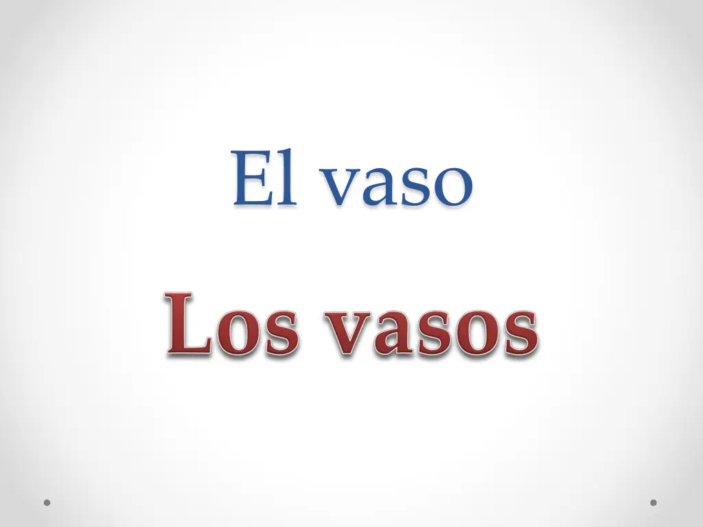 el vaso