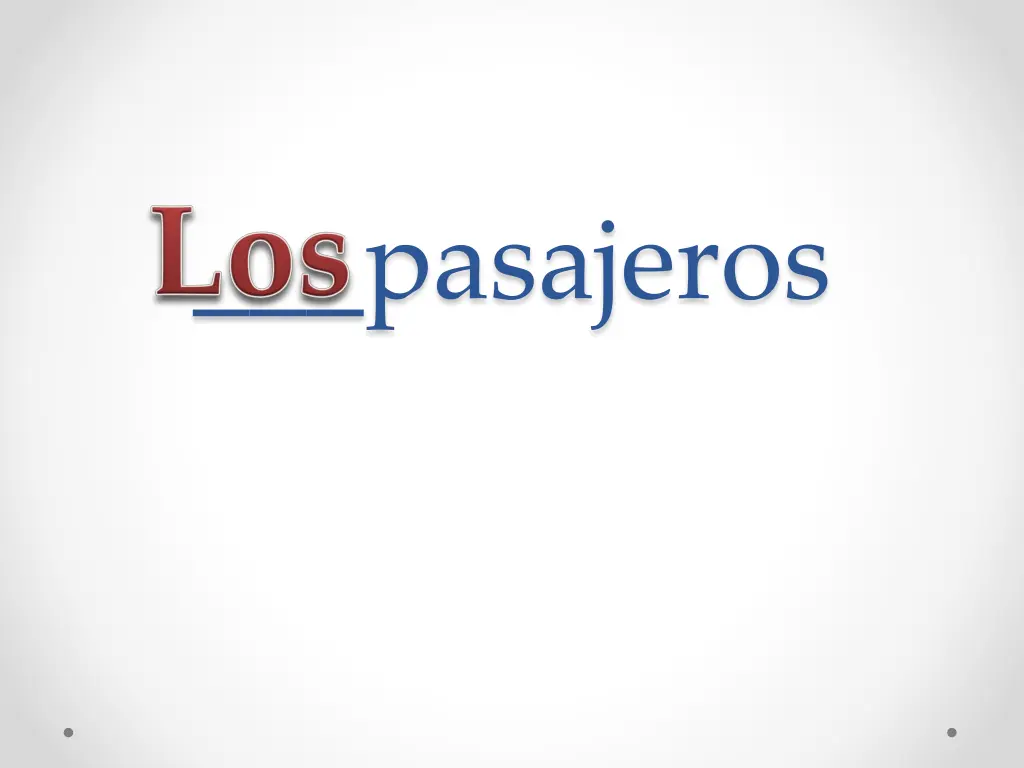 pasajeros