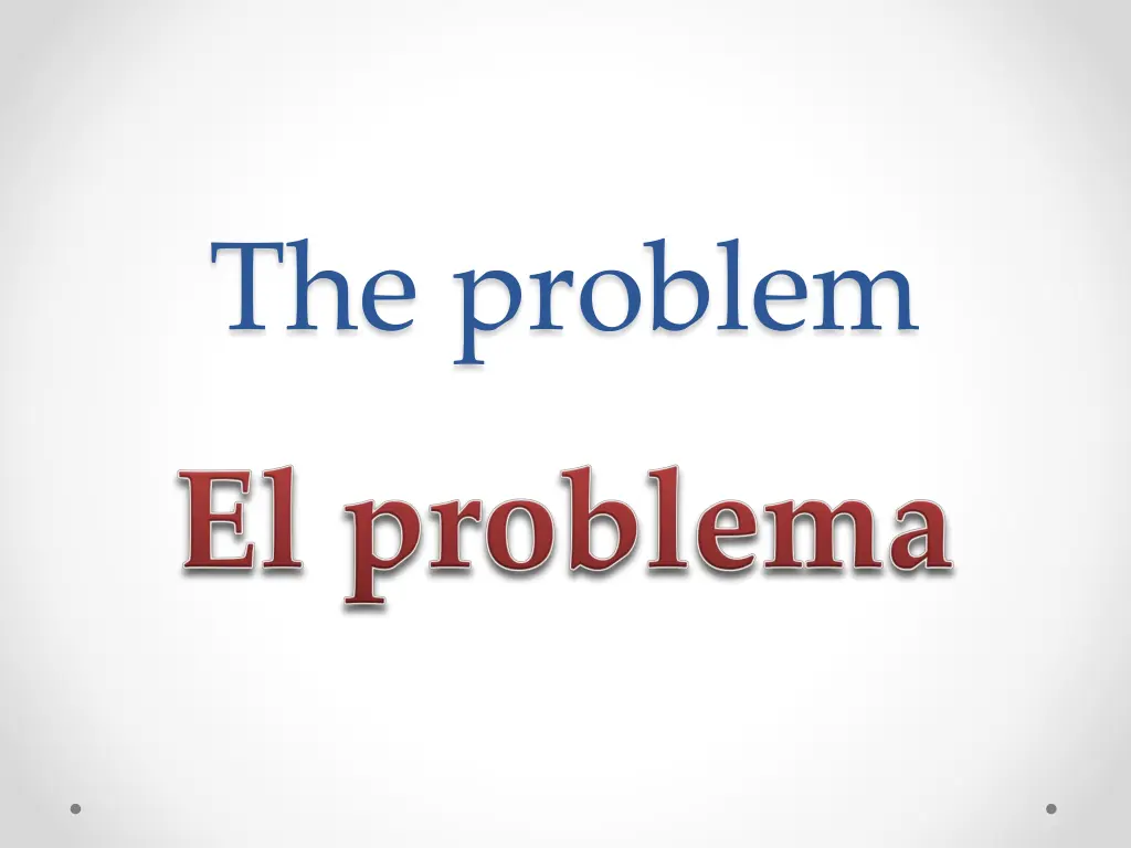 the problem