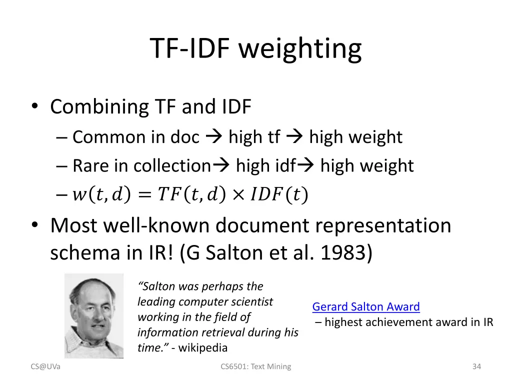 tf idf weighting