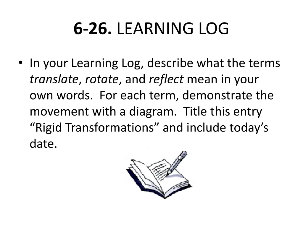 6 26 learning log