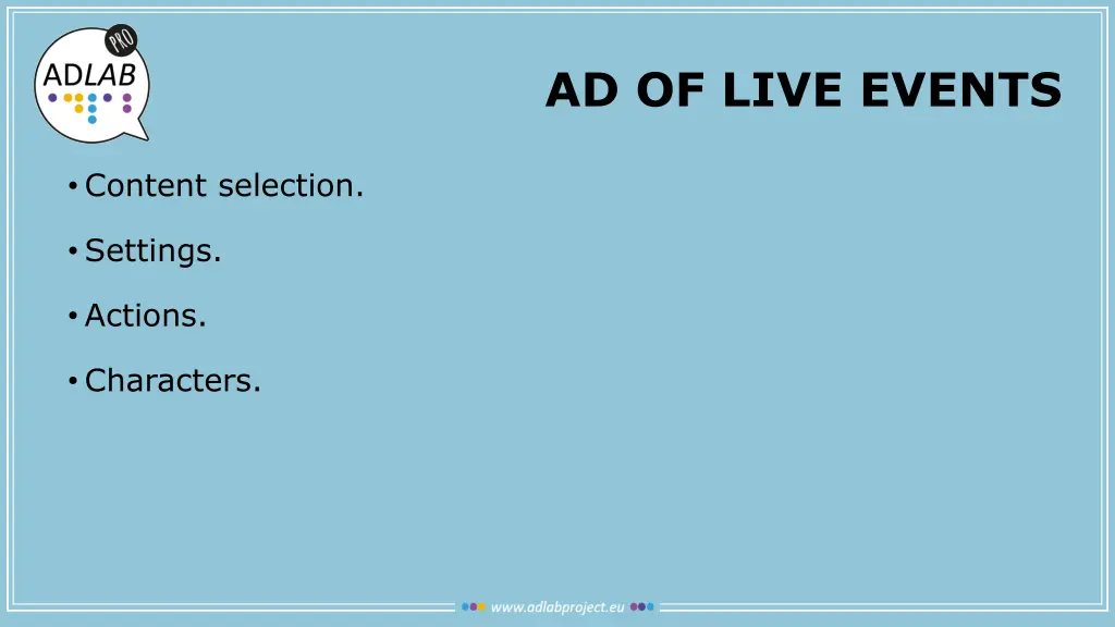 ad of live events