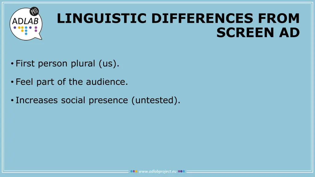 linguistic differences from