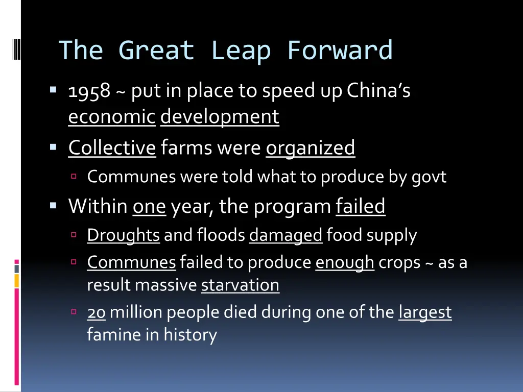 the great leap forward