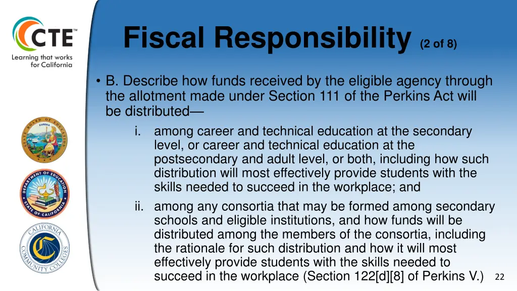 fiscal responsibility 2 of 8