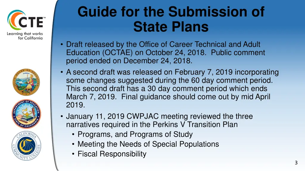 guide for the submission of state plans