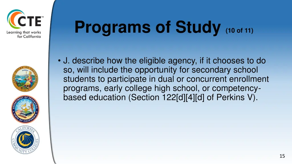 programs of study 10 of 11