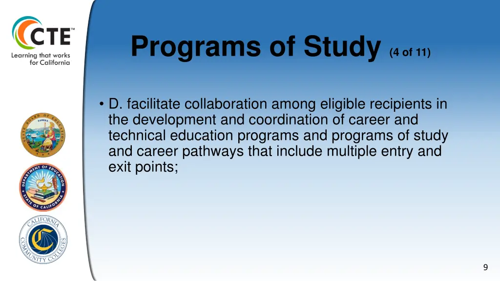 programs of study 4 of 11