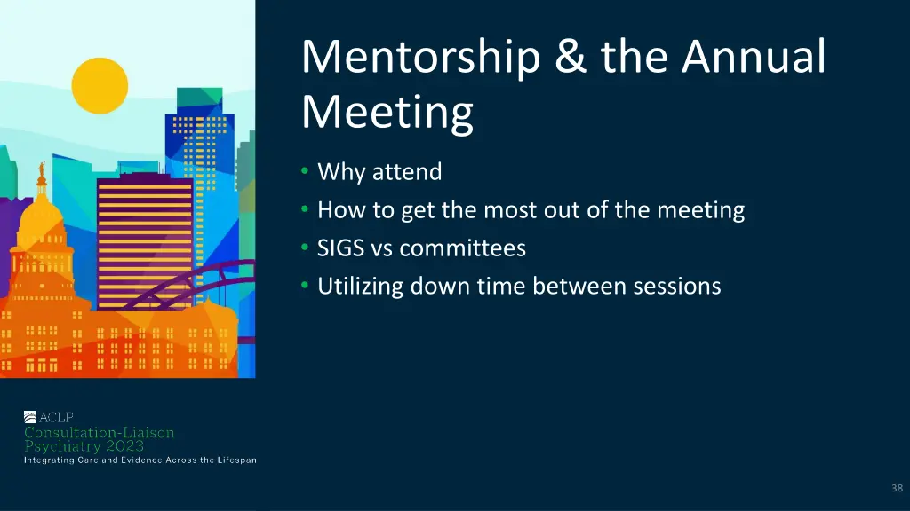 mentorship the annual meeting