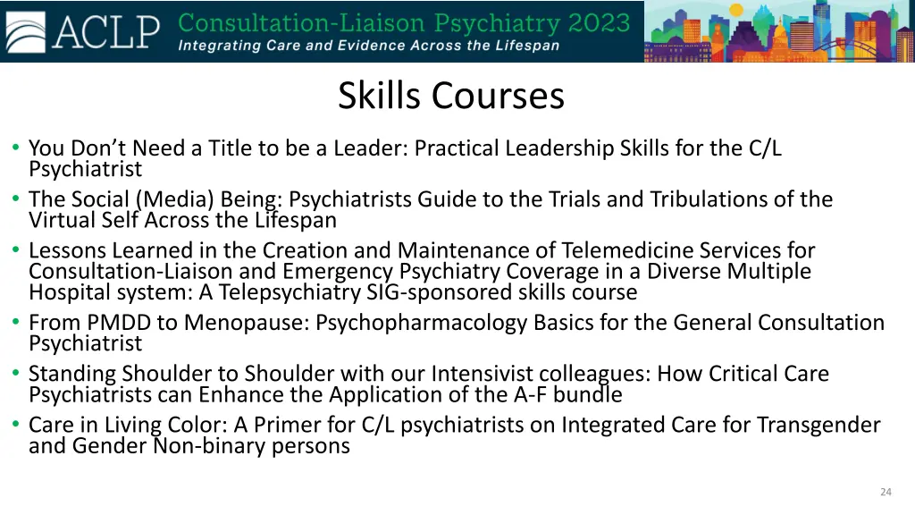 skills courses