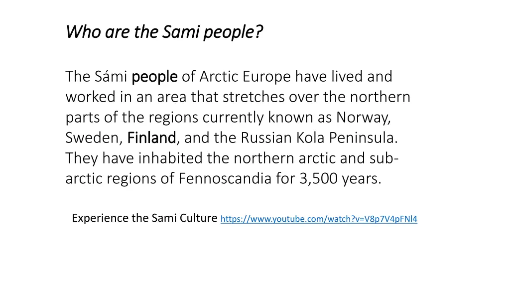 who are the who are the sami people sami people