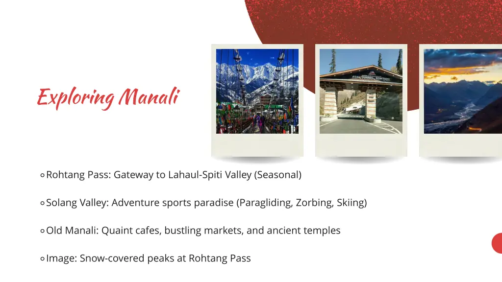 exploring manali