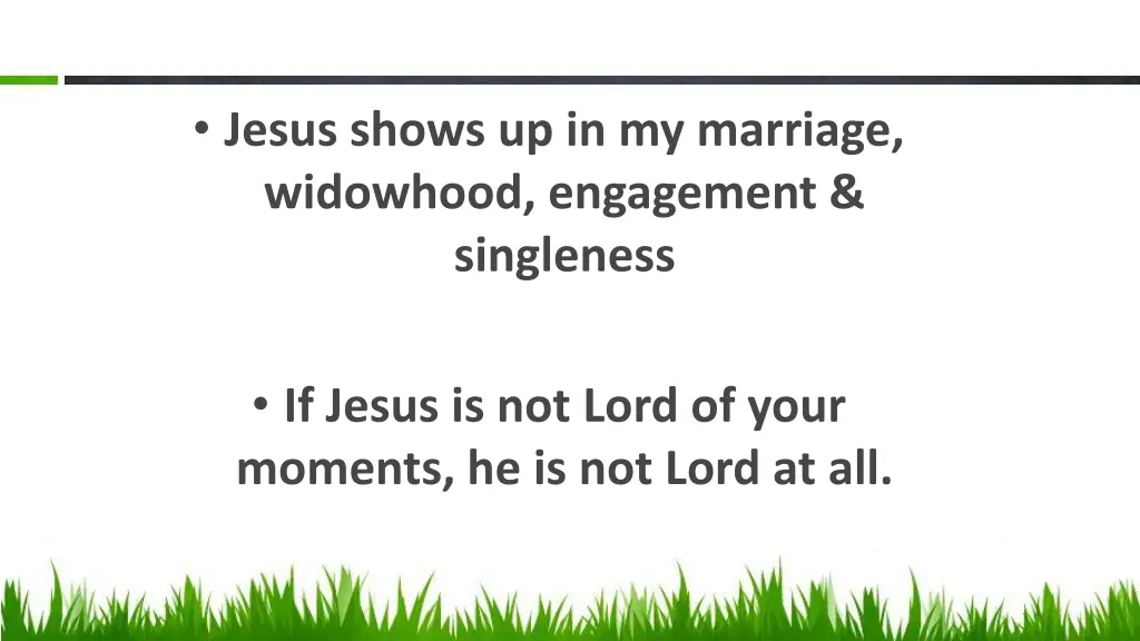 jesus shows up in my marriage widowhood