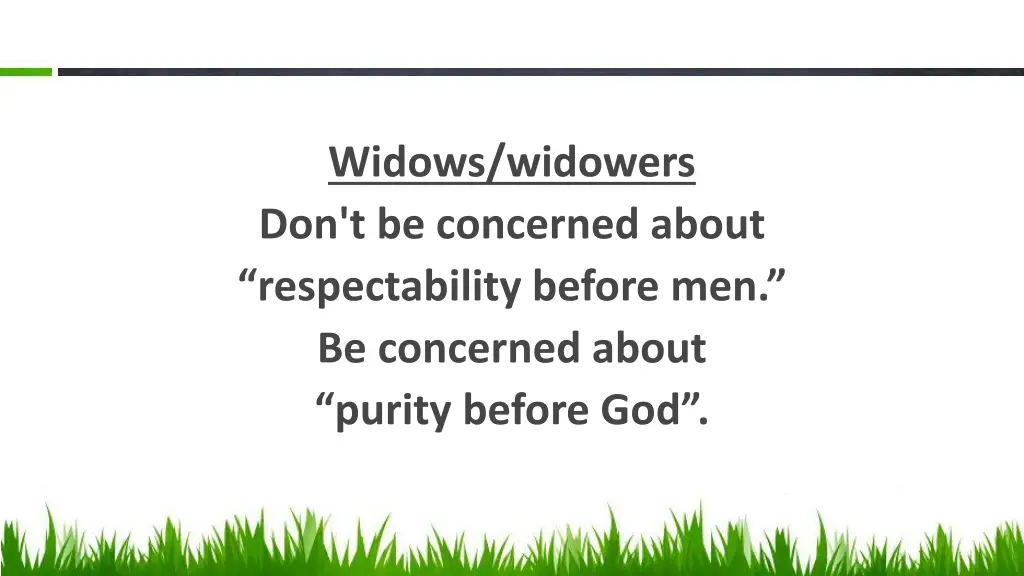 widows widowers don t be concerned about