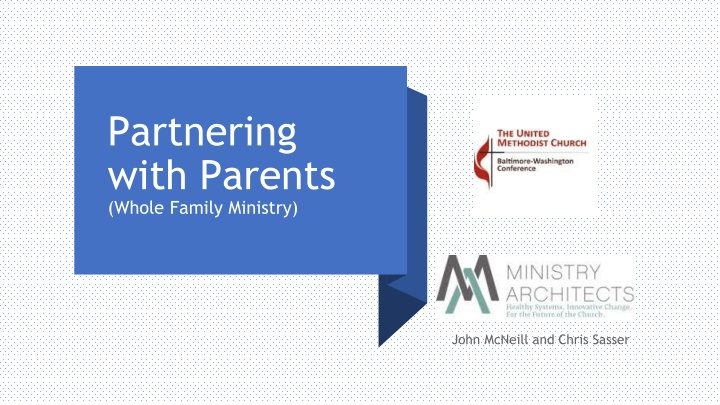 partnering with parents whole family ministry