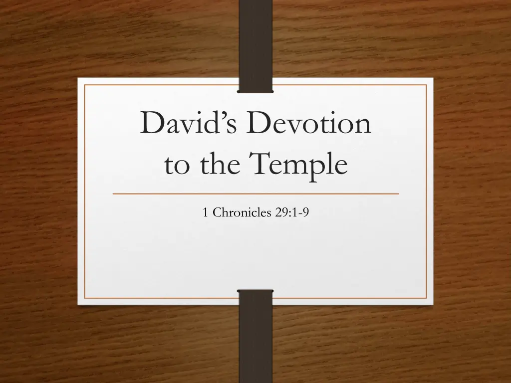 david s devotion to the temple 1