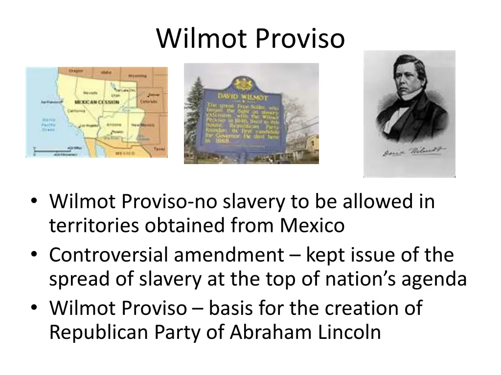 wilmot proviso