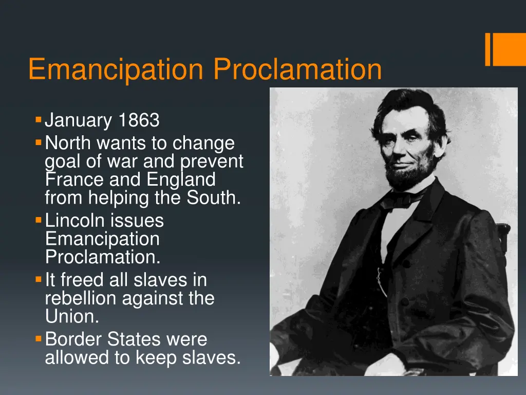 emancipation proclamation