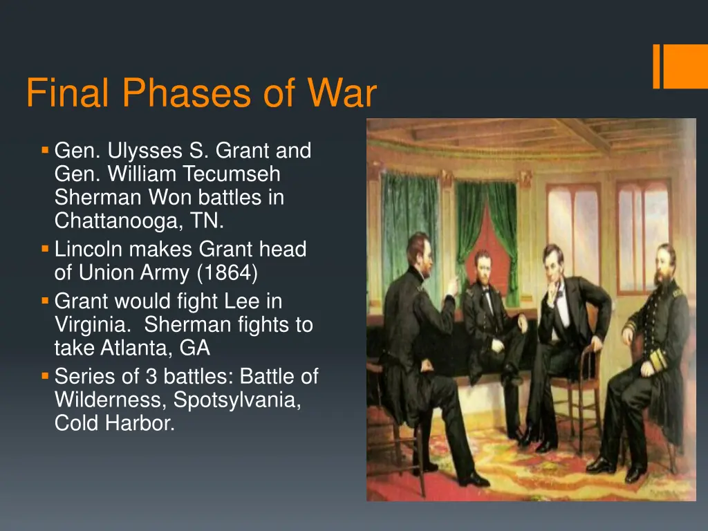 final phases of war