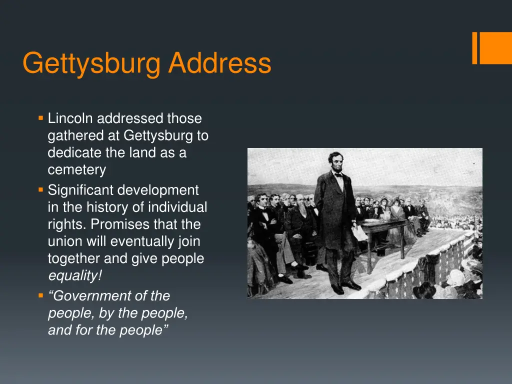 gettysburg address