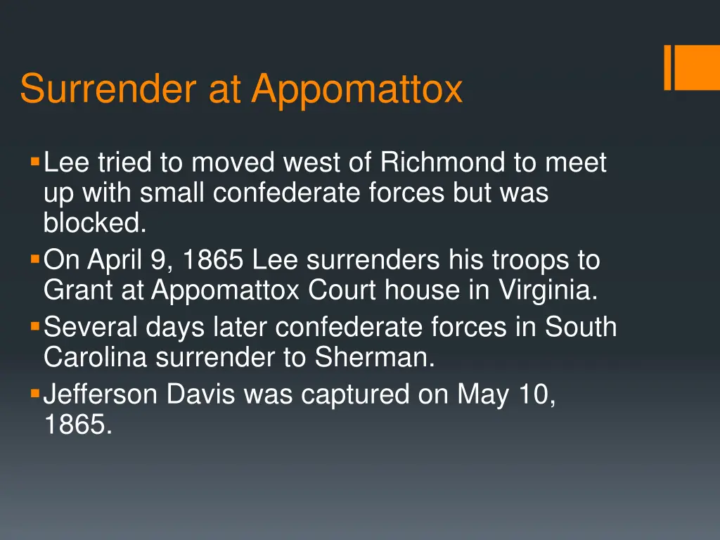 surrender at appomattox