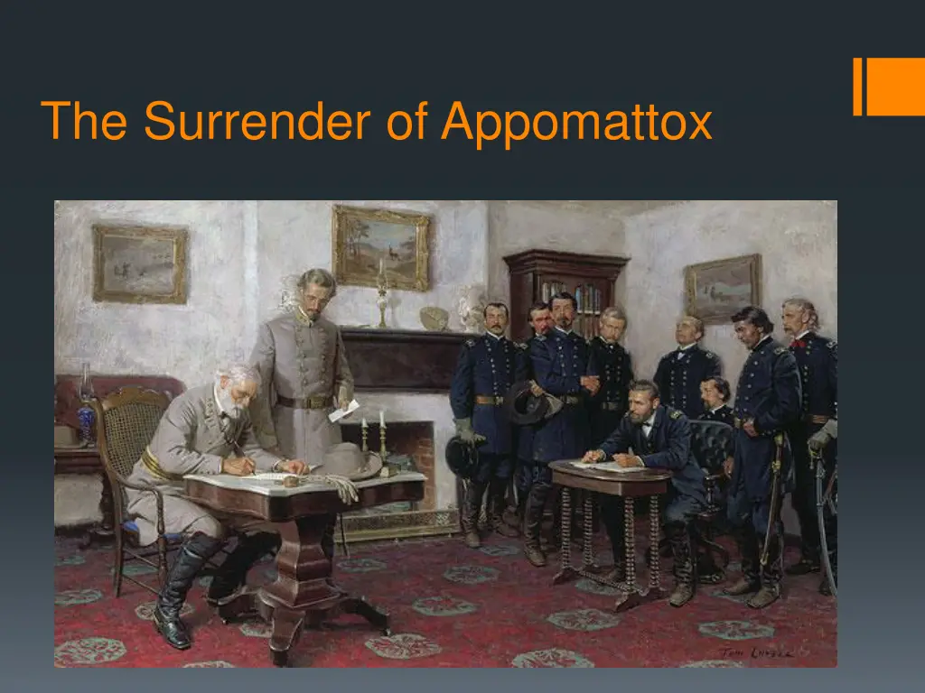 the surrender of appomattox