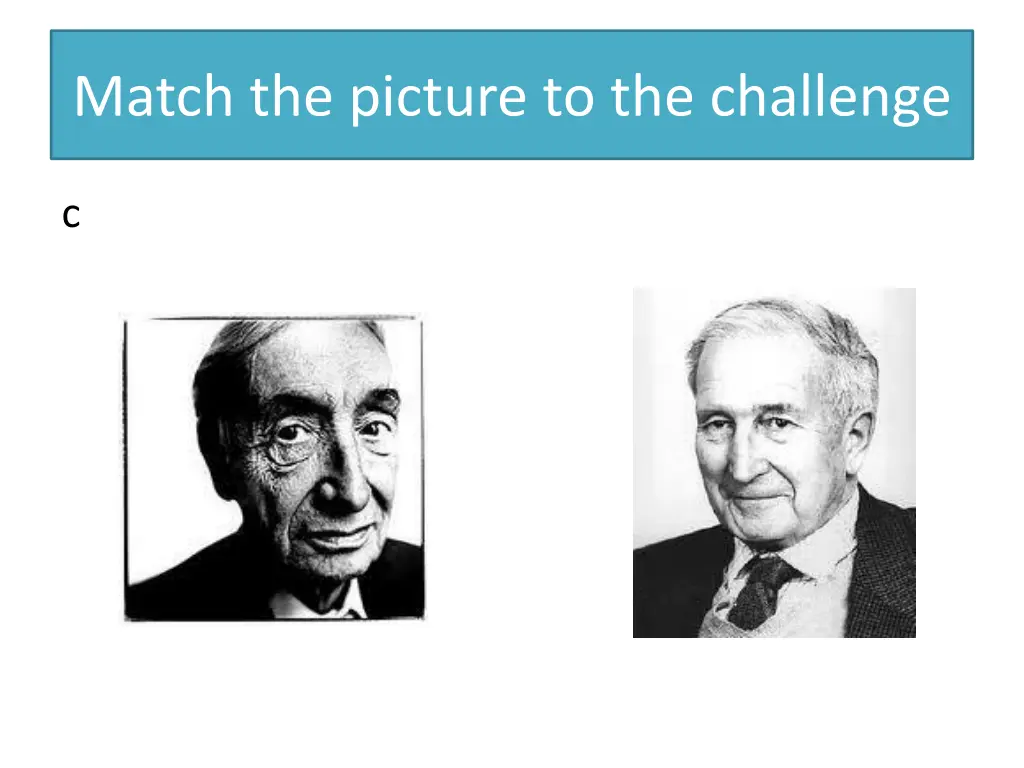 match the picture to the challenge 2