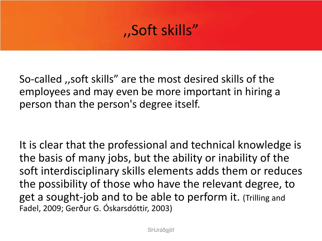 soft skills