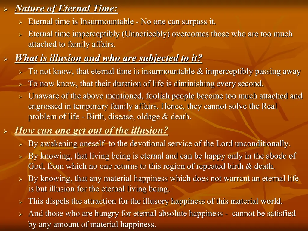 nature of eternal time