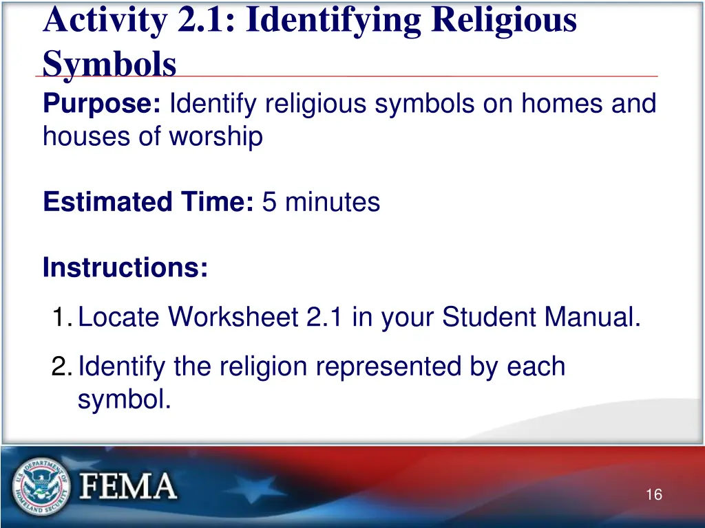 activity 2 1 identifying religious symbols