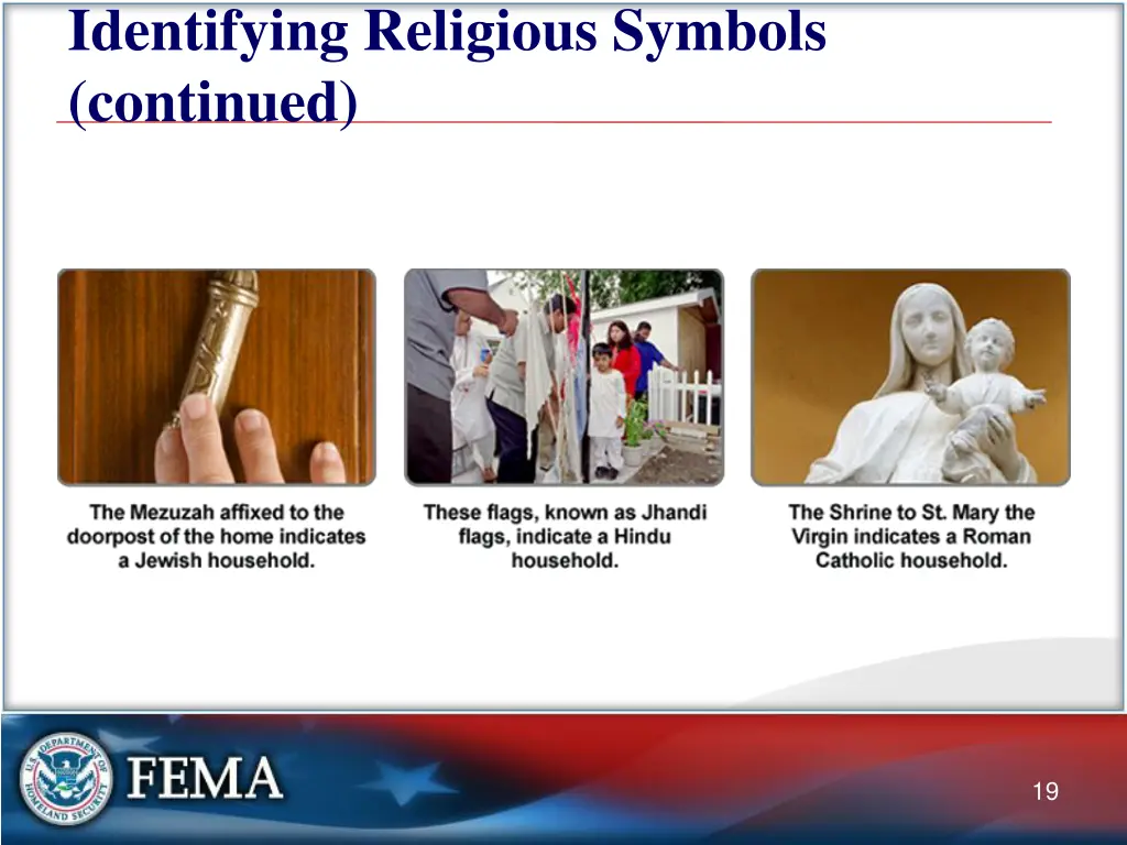 identifying religious symbols continued