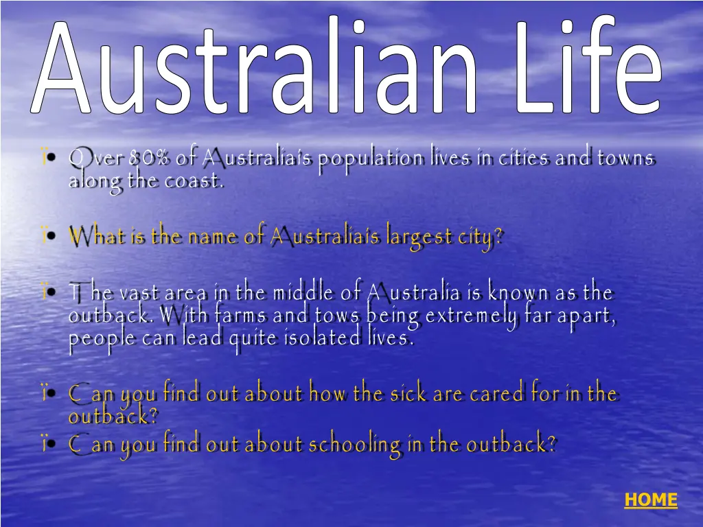 australian life